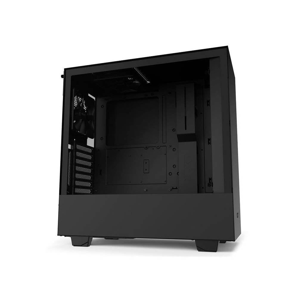 Gabinete Gamer NZXT Mid Tower H510i Preto Com Lateral em Vidro Temperado C/ 2 Fans 120mm - CA-H510I-B1