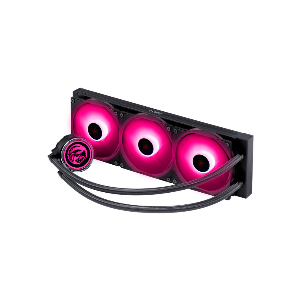 Water Cooler PCYes 3 Fans Nix 2 ARGB (Intel/AMD) Preto - PCYWCNIX360 Truedata