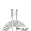 Cabo Usb Tipo C Macho P/ Lightning Macho 1,5mt Intelbras em Nylon Branco 15NB - 4830070