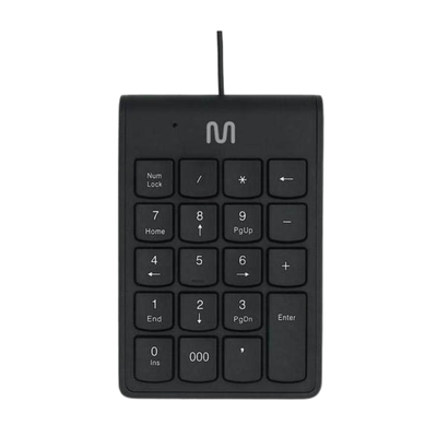 Teclado Numérico com Fio Multi Usb 120cm Preto - TC227