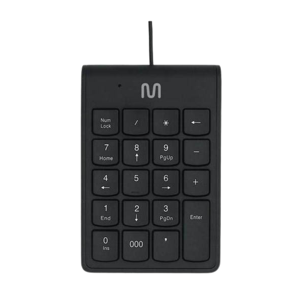 Teclado Numérico com Fio Multi Usb 120cm Preto - TC227