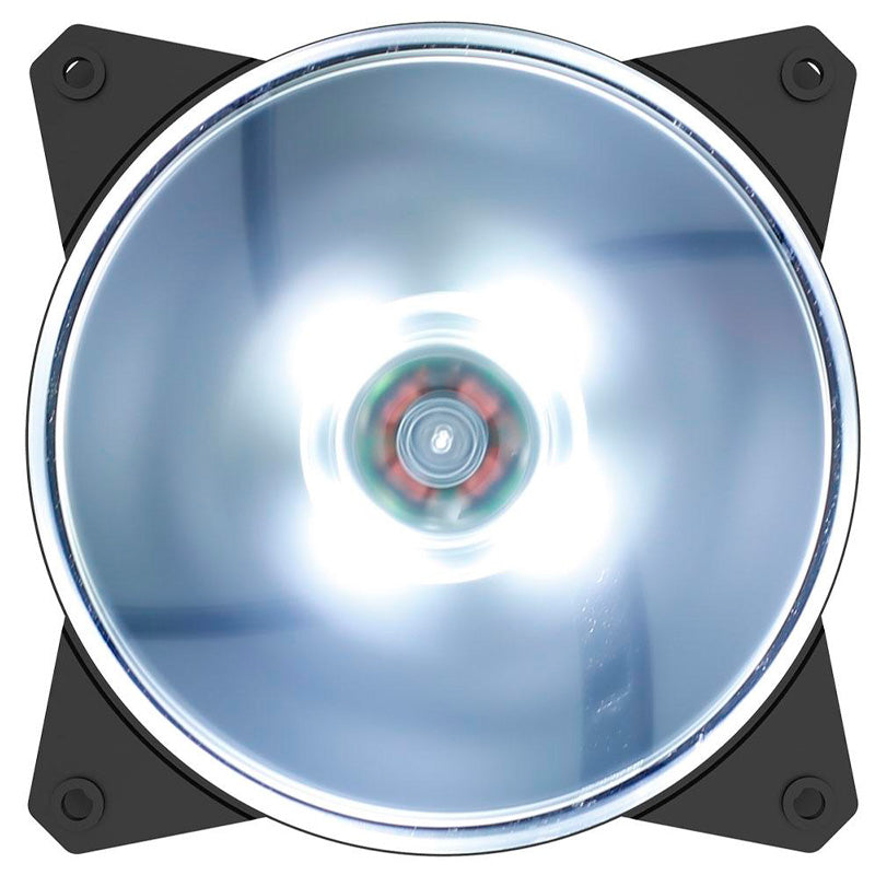 Cooler Fan para Gabinete Cooler Master Masterfan MF120L Led Branco - R4-C1DS-12FW-R1