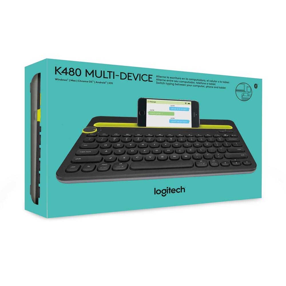 Teclado Sem Fio Logitech K480 Bluetooth Multi-Device 920-006348