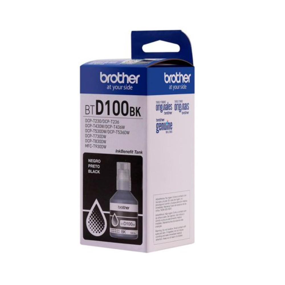Refil De Tinta Brother 7.5K Preto - BTD100BK