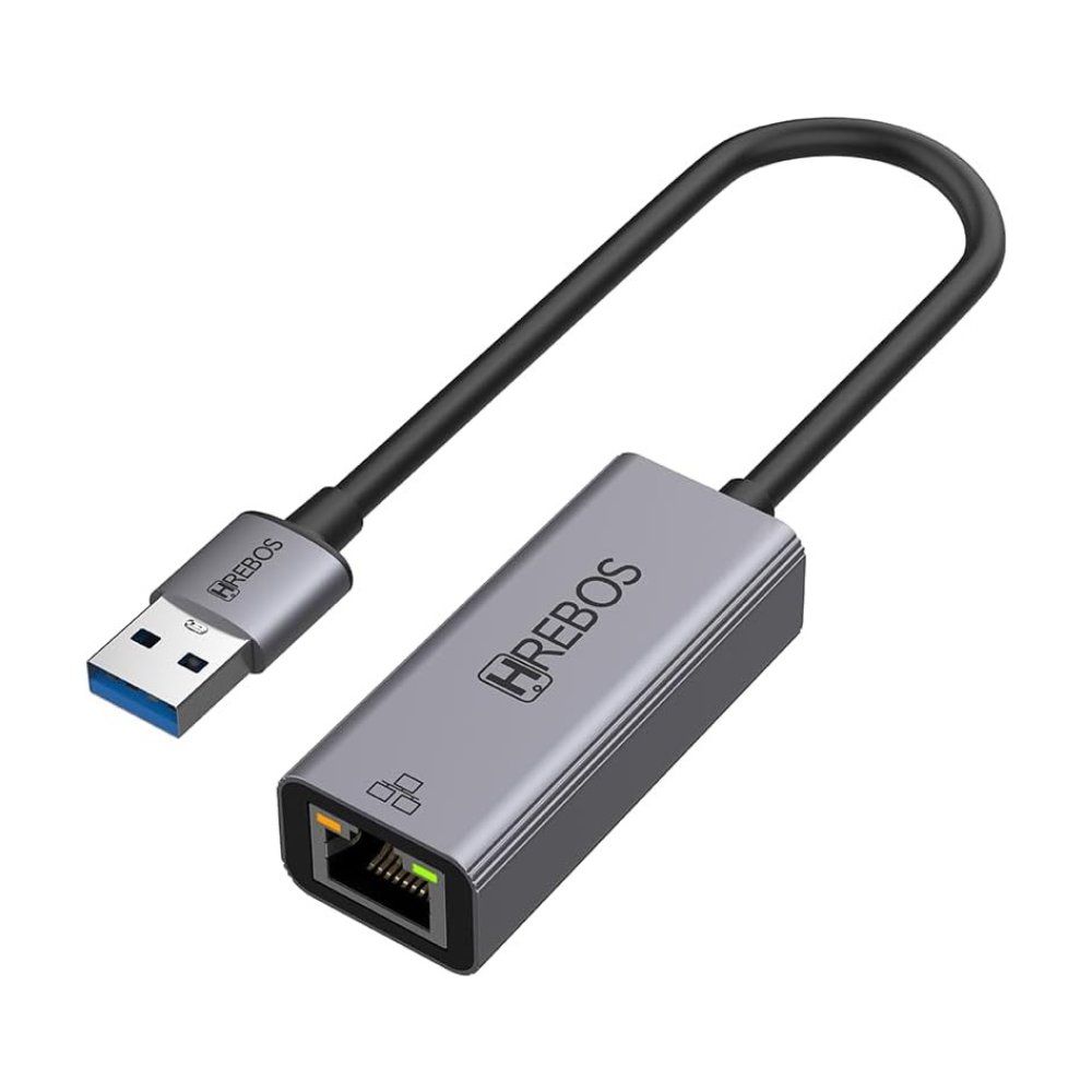 Adaptador Usb Para Rj45 10/100/1000 2.5Gb Hrebos Ad-216