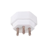Adaptador de Tomada Padrão Americano Para Brasileiro, Triangular 127/220v, 10a