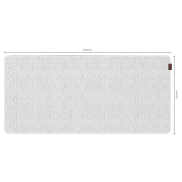 Mousepad Gamer PCYes Maze Extended White Ghost 900X420mm Branco - PMM90X42WG