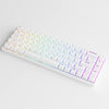 Teclado Gamer Mecanico Akko Asa 3068V2 Switch Jelly Pink RGB Branco
