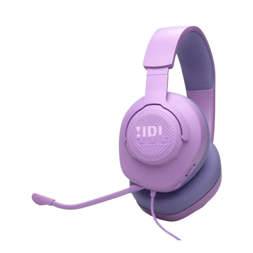 Headset Gamer Jbl Quantum 100 M2 P3 C/ Microfone Removível Rosa