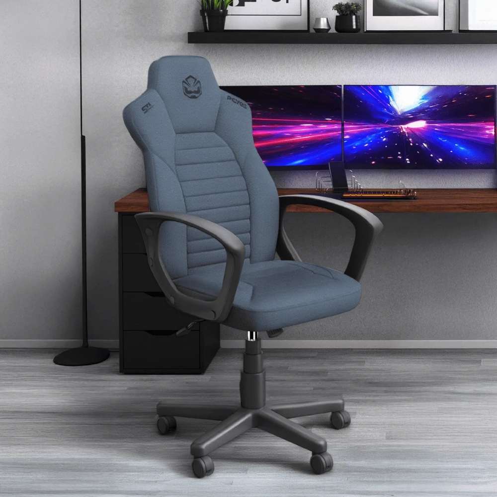 Cadeira Gamer PCYes STI Confort Azul Indigo - PCSTI-ID