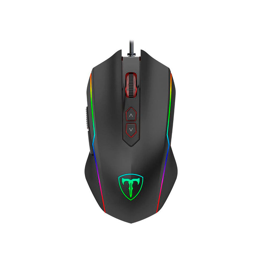 Kit Teclado e Mouse Gamer USB T-Dagger RGB Preto - T-TGS007