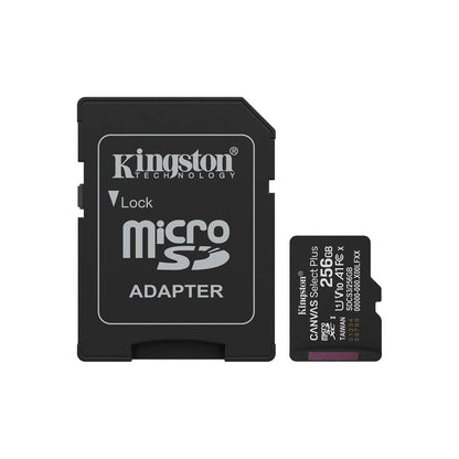 Cartão De Memória 256gb Micro Sd Card Kingston Canvas Select Plus Cl 10 - SDCS3/256GB