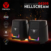 Caixa De Som Gamer Fantech Hellscream RGB Preta - GS205
