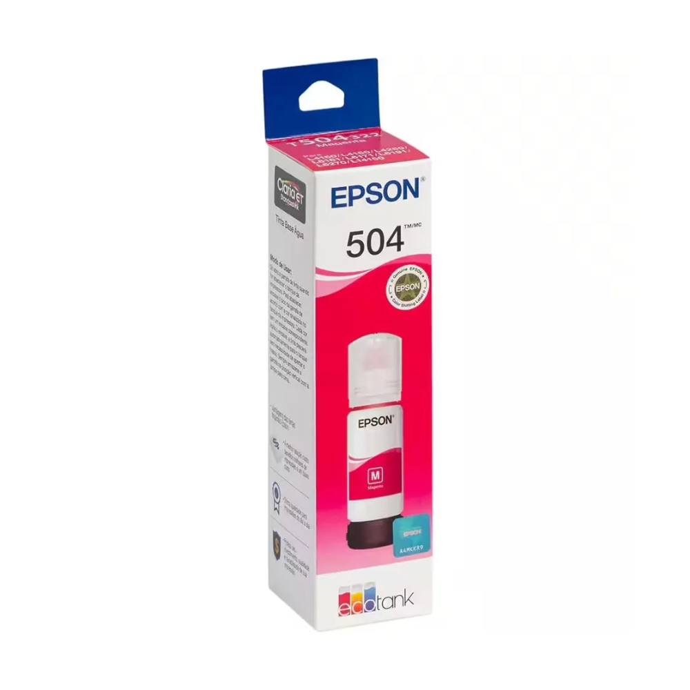 Refil De Tinta Epson T504322-BR - Magenta - P/ L4150 L4160 L6171 L6161 L6191