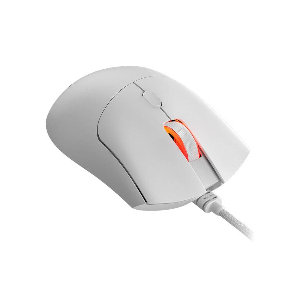 Mouse Gamer PCYes Hydrus White Ghost 6 Botões 12400dpi RGB Branco - PMGHWG