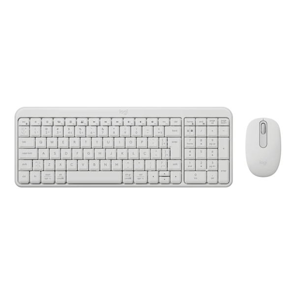 Kit Teclado E Mouse Sem Fio Bluetooth Compacto Logitech Mk250 Branco - 920-013517