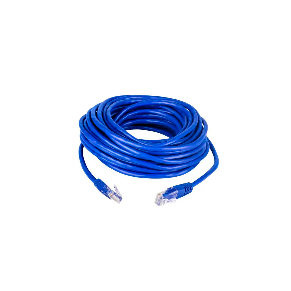 Patch Cord Cabo De Rede Rontek 20m Cat5-E Azul - 71304 Truedata