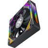 Cooler Fan Para Gabinete Fortrek Frosty Rainbow Preto 120mm - 83900