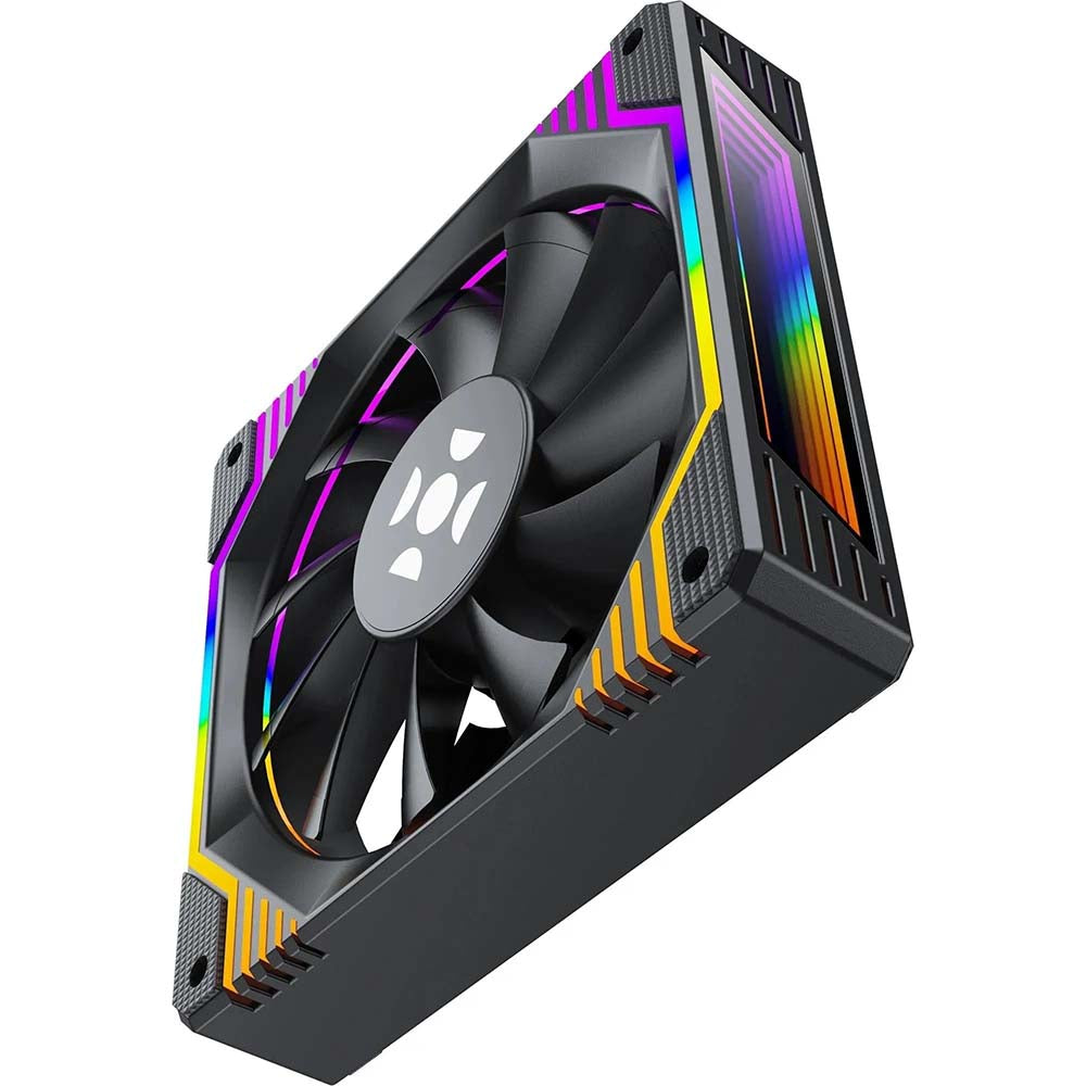 Cooler Fan Para Gabinete Fortrek Frosty Rainbow Preto 120mm - 83900