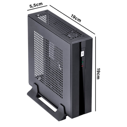 Mini Computador Truedata Skul B100 Celeron J1800 4Gb 120Gb Ssd Entrada Serial Fonte 60W Truedata
