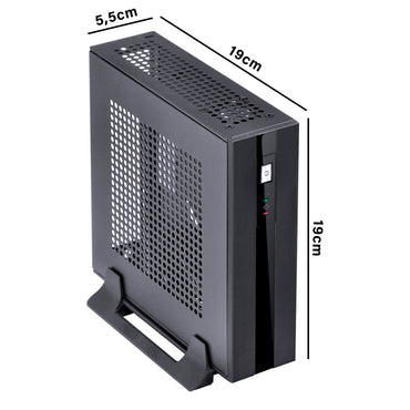 Mini Computador Truedata Skul B100 Celeron J1800 4Gb 120Gb Ssd Entrada Serial Fonte 60W