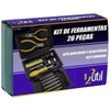 Kit De Ferramentas 26 Chaves Fenda E Alicate Informática