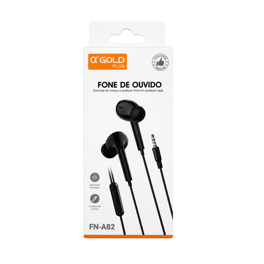 Fone De Ouvido P2 aGold - FN-A82