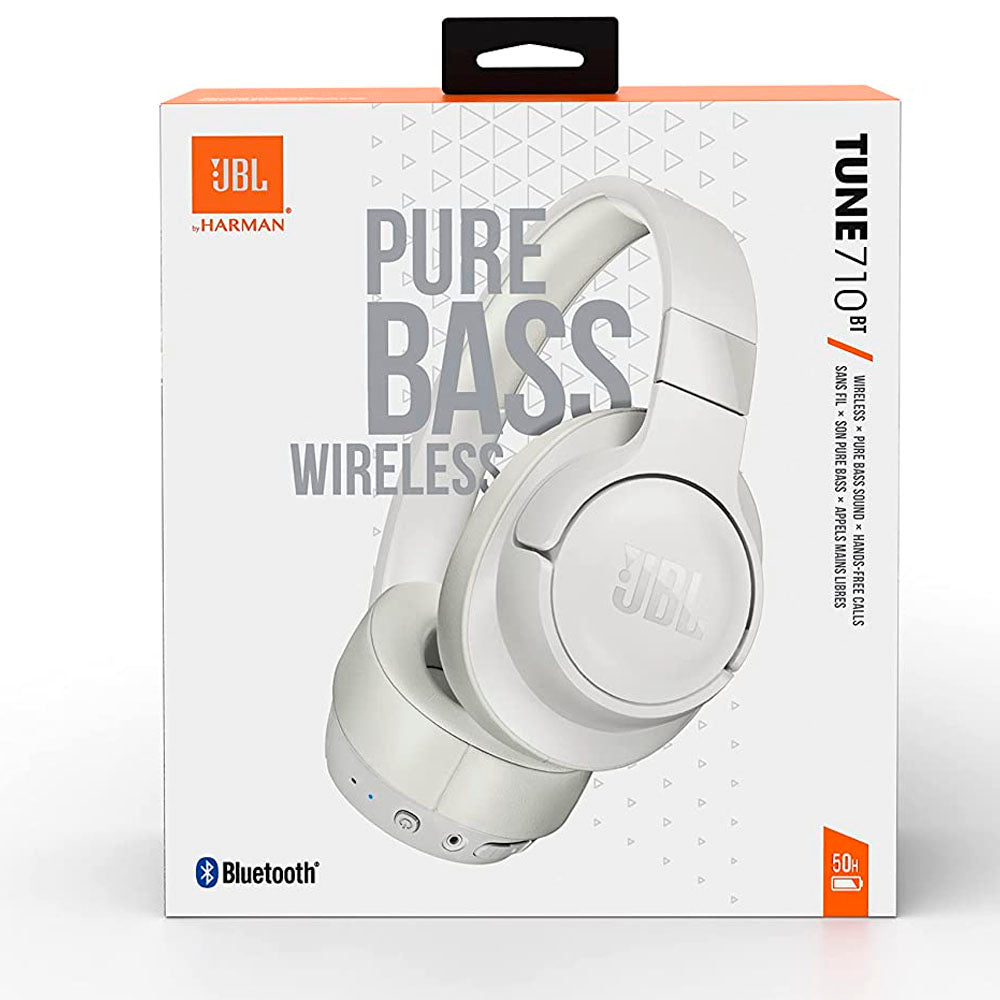 Fone de Ouvido Headphone Bluetooth JBL Tune T710BT Branco - 28913528