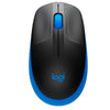 Mouse Sem Fio Logitech M190 Azul / Preto - 910-005903