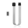 Extensor de Cabo para Fonte ATX 08 Pinos Deepcool 30cm Branco - EC300-CPU8P-WH