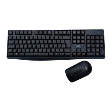 Kit Teclado e Mouse Sem Fio Conexão USB 1600DPI C/ Pilhas Multi - TC270