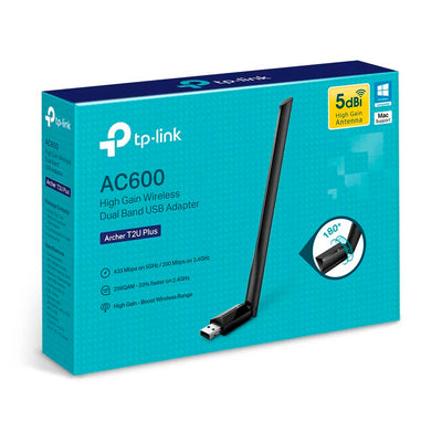 Adaptador Wireless TP-Link Dual Band USB AC600 - Archer T2u Plus