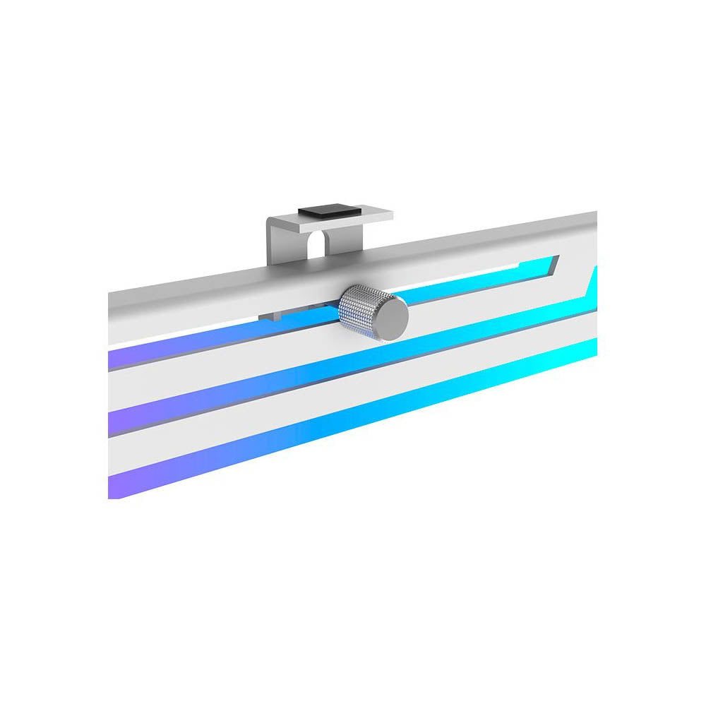 Suporte para Placa de Vídeo Ajustável Vertical Redragon C/ RGB Branco - RD-GCP03W