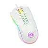 Mouse Gamer Redragon King Cobra Lunar Branco RGB - M711W-FPS