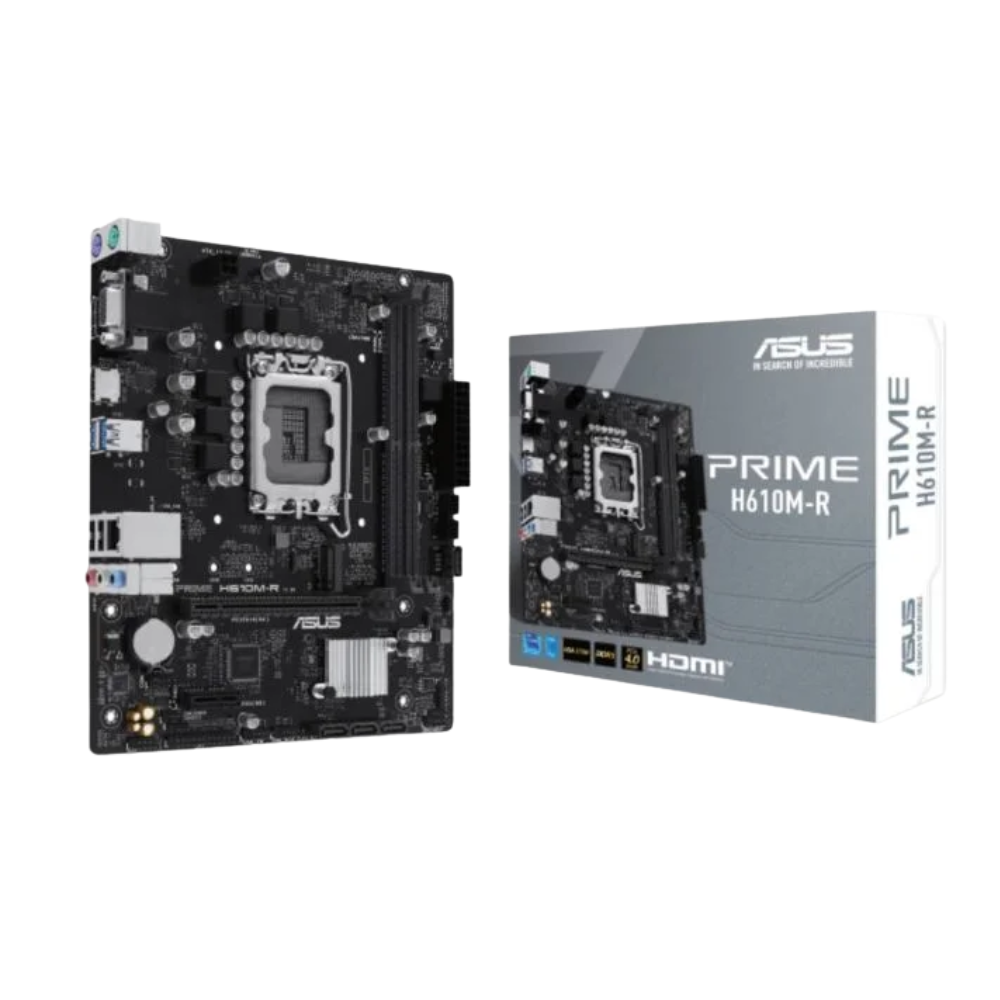 Placa Mae Asus Prime H610M-R LGA Intel 1700 Usb 3.2 Ddr5 Hdmi Vga Displayport - 90MB1GL0-M0EAY0