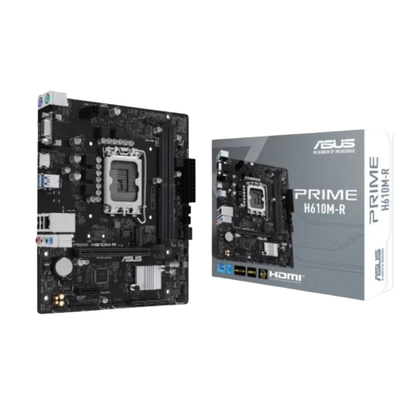 Placa Mae Asus Prime H610M-R LGA Intel 1700 Usb 3.2 Ddr5 Hdmi Vga Displayport - 90MB1GL0-M0EAY0
