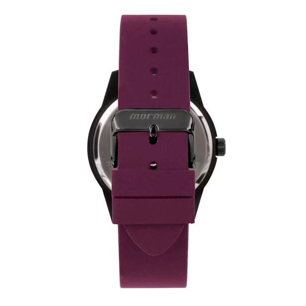 Kit Relógio de Pulso Mormaii em Silicone Roxo + 2 Pulseiras - MO2036IV/K8N