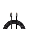 Cabo Usb Tipo C Macho / Macho 1,5mt Intelbras em Nylon Preto 15NP - 4830080