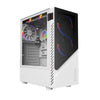 Gabinete Gamer PCYes Mid Tower Set White Ghost Branco Com Lateral em Vidro Temperado - GSWGPBR