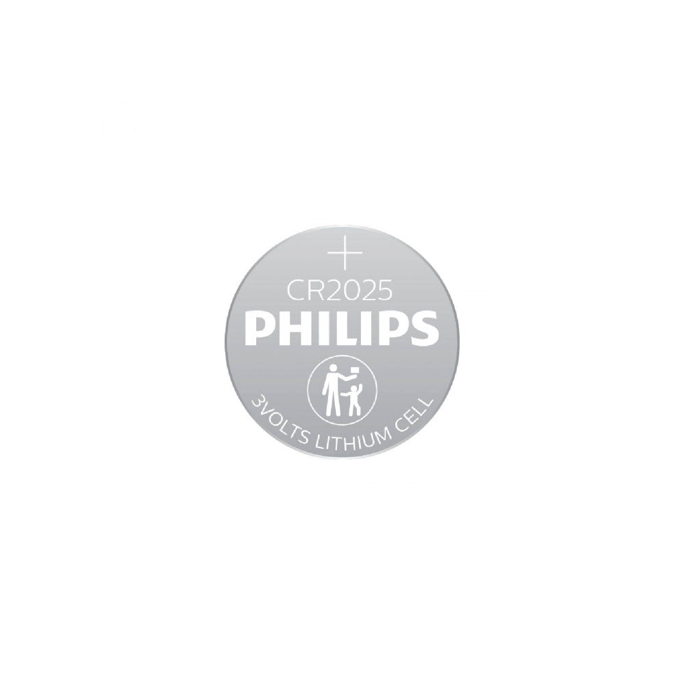 Bateria 3v Tipo Botão Cr2025 Philips (Cartela com 5) - CR2025P5B/59