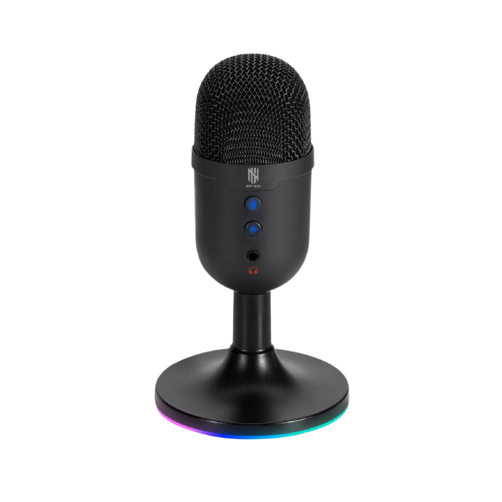 Microfone Gamer New Hero VOX RGB USB Preto - 18717