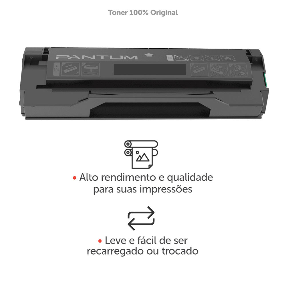 Toner Pantum Preto PD-219 P/ P2509W M6559NW