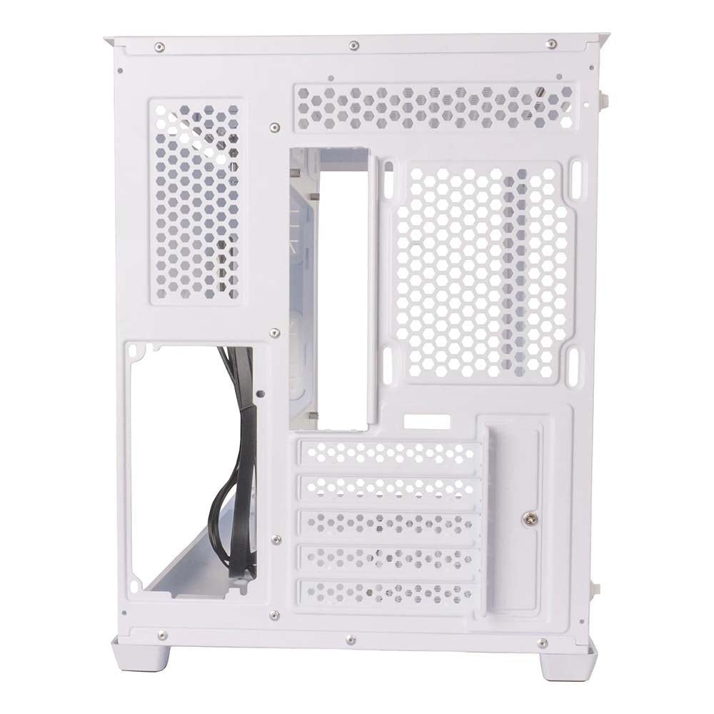 Gabinete Gamer Aerocool Dryft Micro Atx Com frente e lateral em Vidro Temperado Branco - 84915