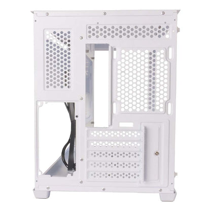 Gabinete Gamer Aerocool Dryft Micro Atx Com frente e lateral em Vidro Temperado Branco - 84915
