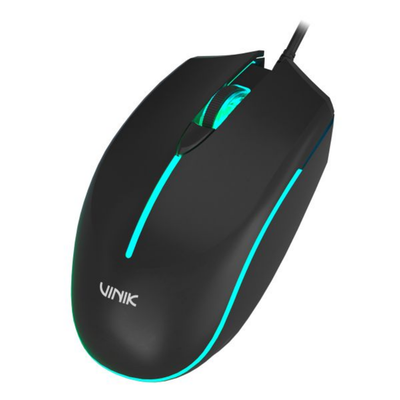 Mouse Gamer Usb Vinik Skill 1200 Dpi RGB 1.2m Preto - MGSKRGB