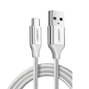 Cabo de Dados Usb p / Usb Tipo C UGreen 3A 2 Mts em Nylon Prata - US288