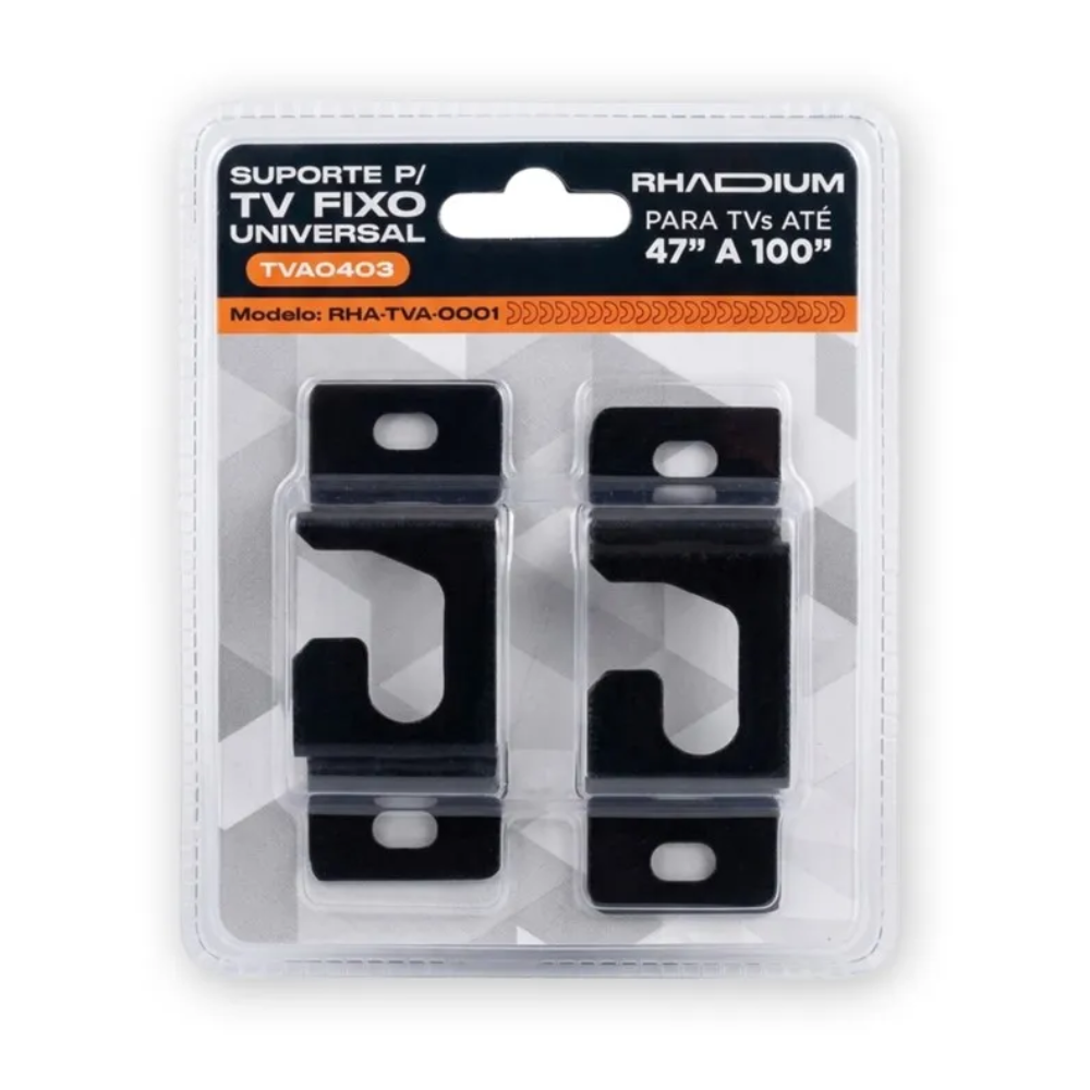 Suporte para TV Fixo Rhadium 47" a 100" 800x600 - RHA-TVA-0001
