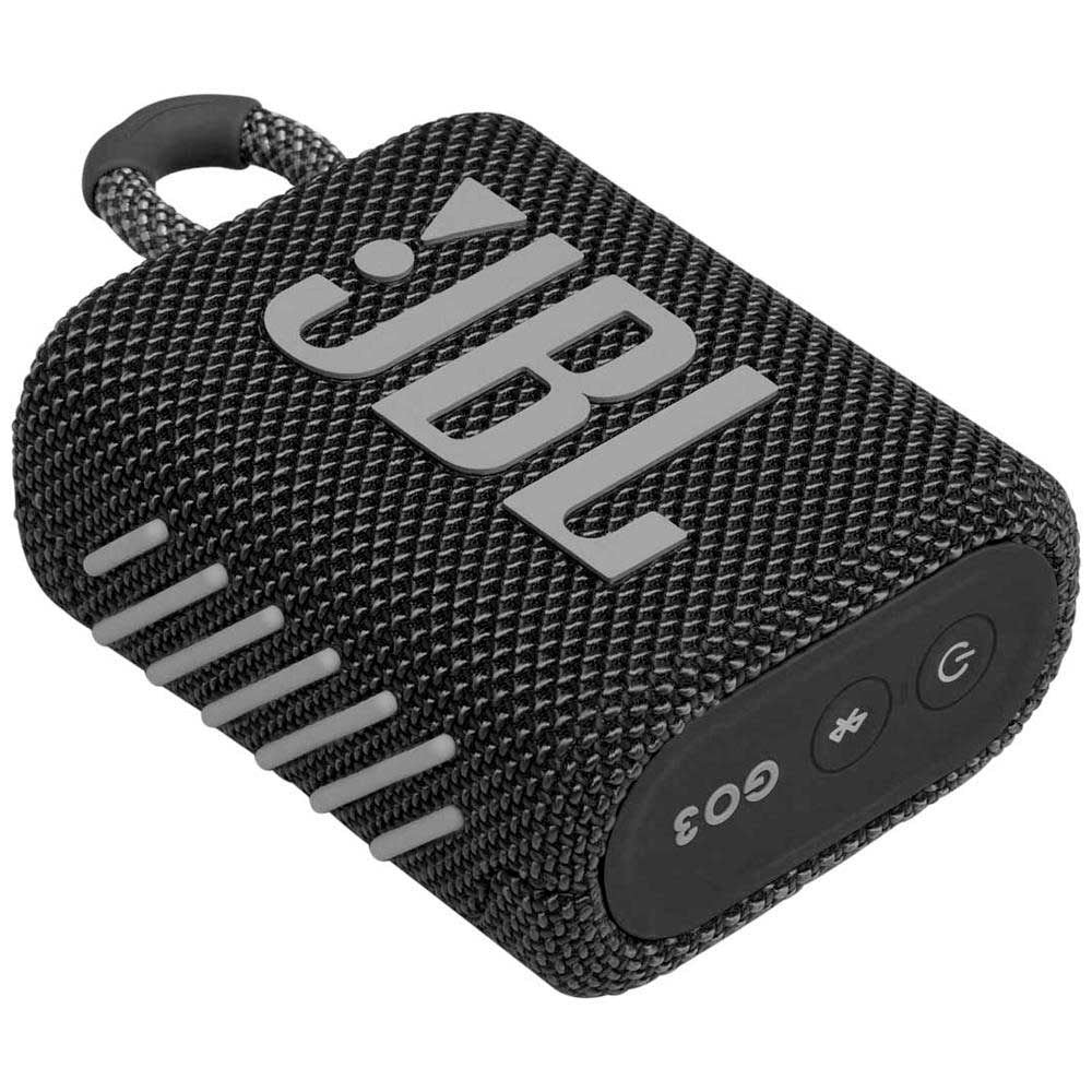 Caixa de Som Portátil Bluetooth JBL GO3 4.2W Preta - JBLGO3BLK