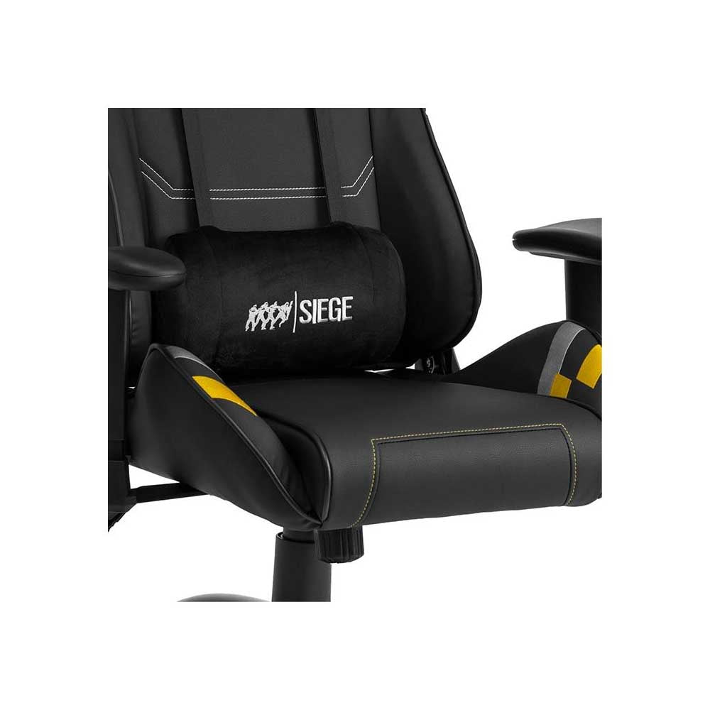 Cadeira Gamer DT3 Sports Elise Rainbow Six com Altura Ajustável e Encosto Reclinável Preto - 12344-4