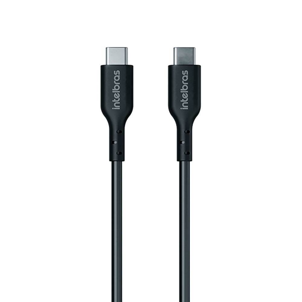 Cabo Usb Tipo C Macho / Macho 2mts 240W Turbo Intelbras Preto - 4830267